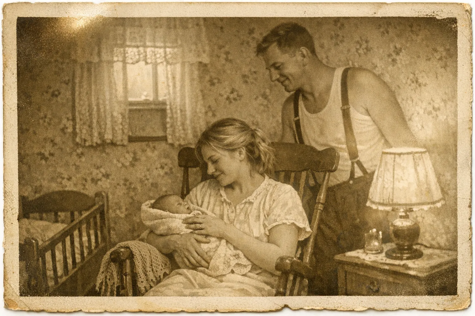 Erik ankommer 1955