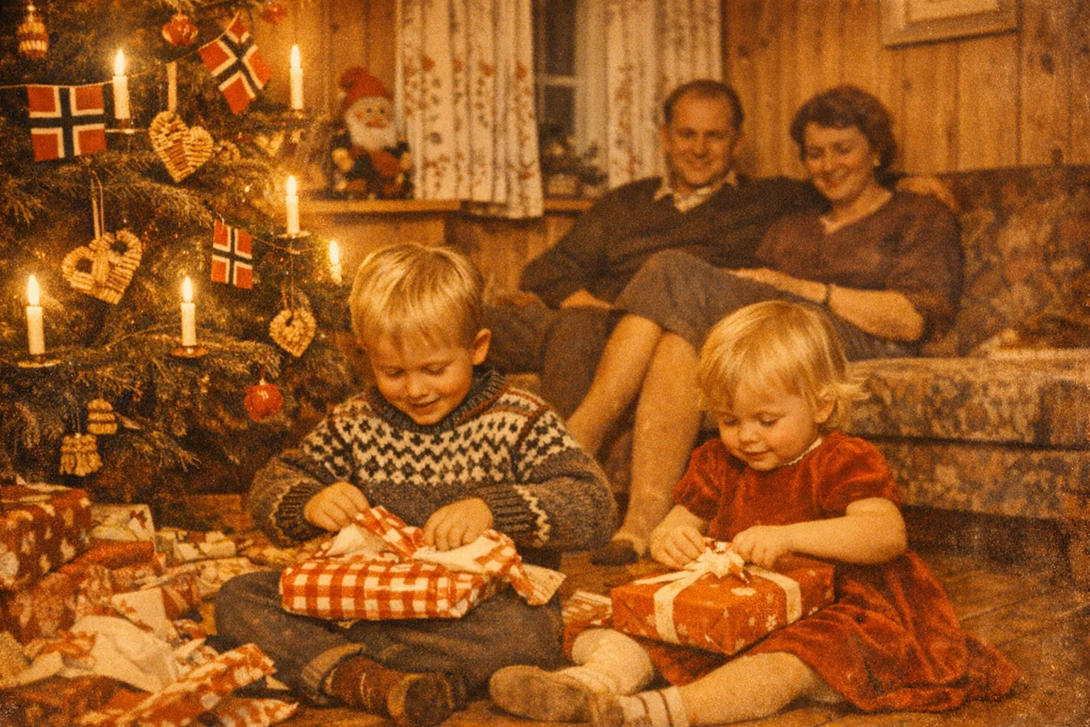 Jul hjemme 1960